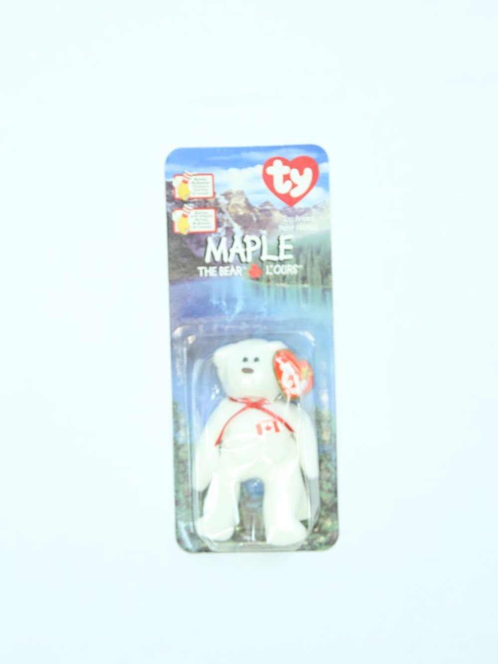 1999 McDonald's Ty Teenie Beanie Baby Maple the Bear.